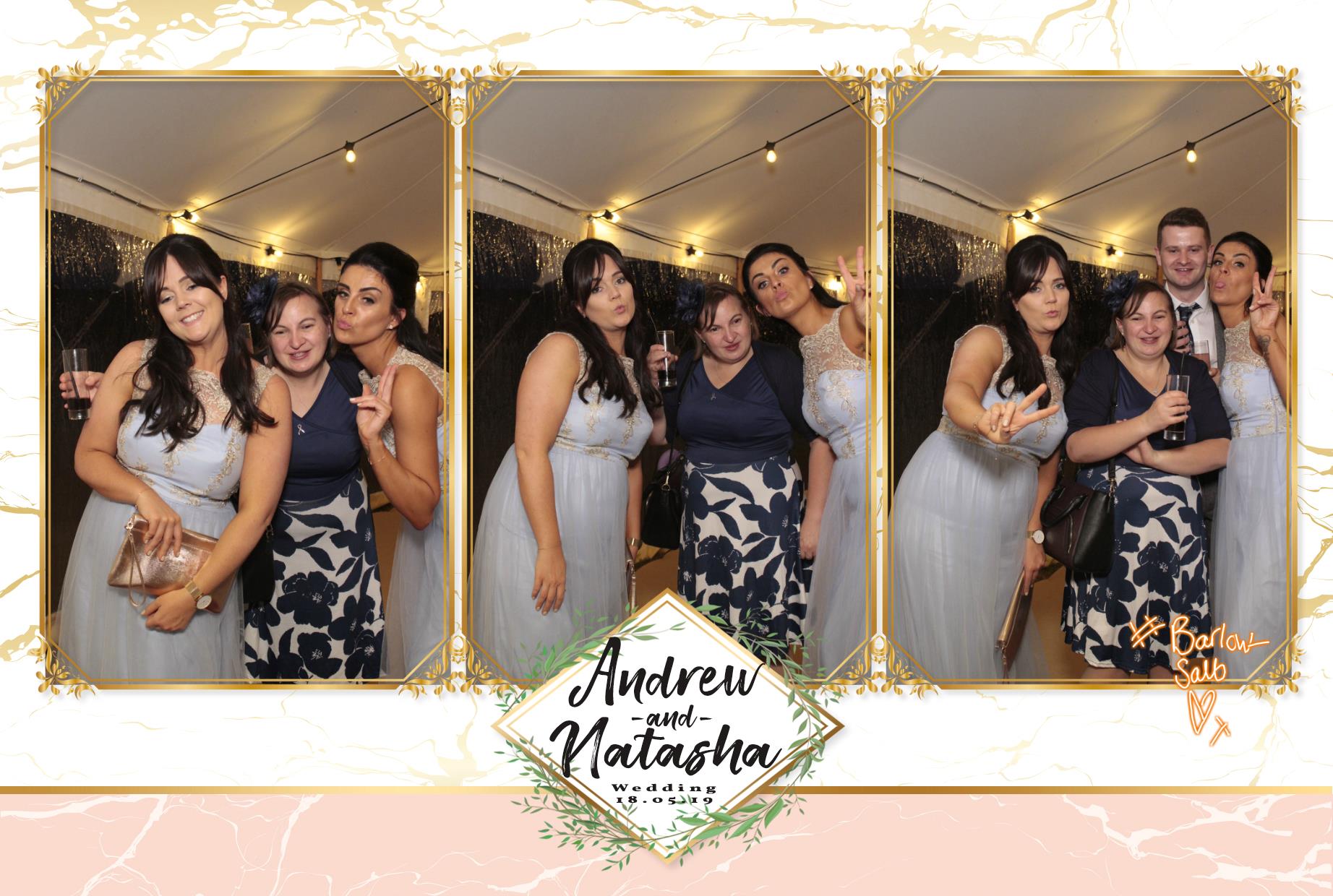Andrew & Natasha's Wedding  | View more photos from the event at gallery.myphotoboothexperience.co.uk/u/MyPhotoBoothExperienceLtd/Andrew-Natashas-Wedding
